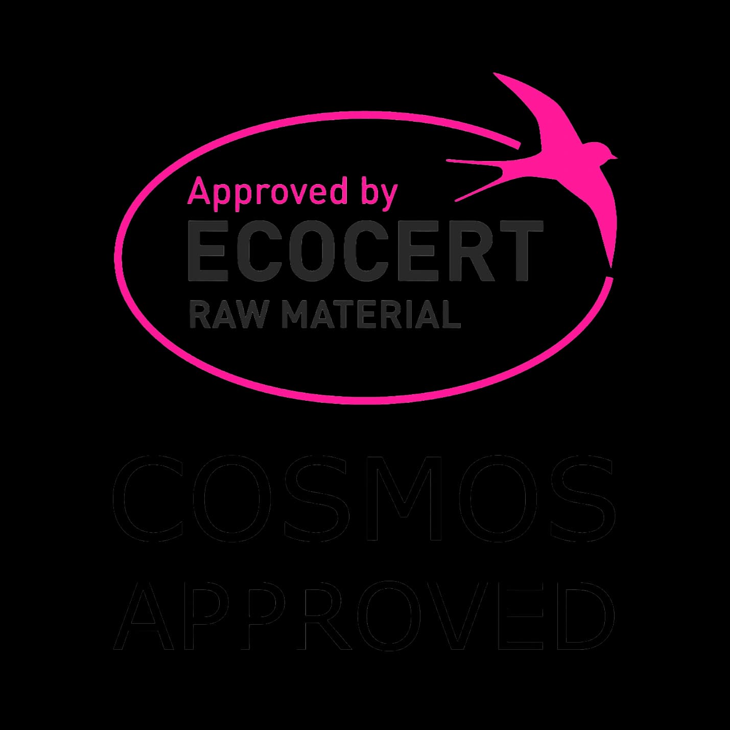 cosmos-approved - Avid Organics compliance certification badge